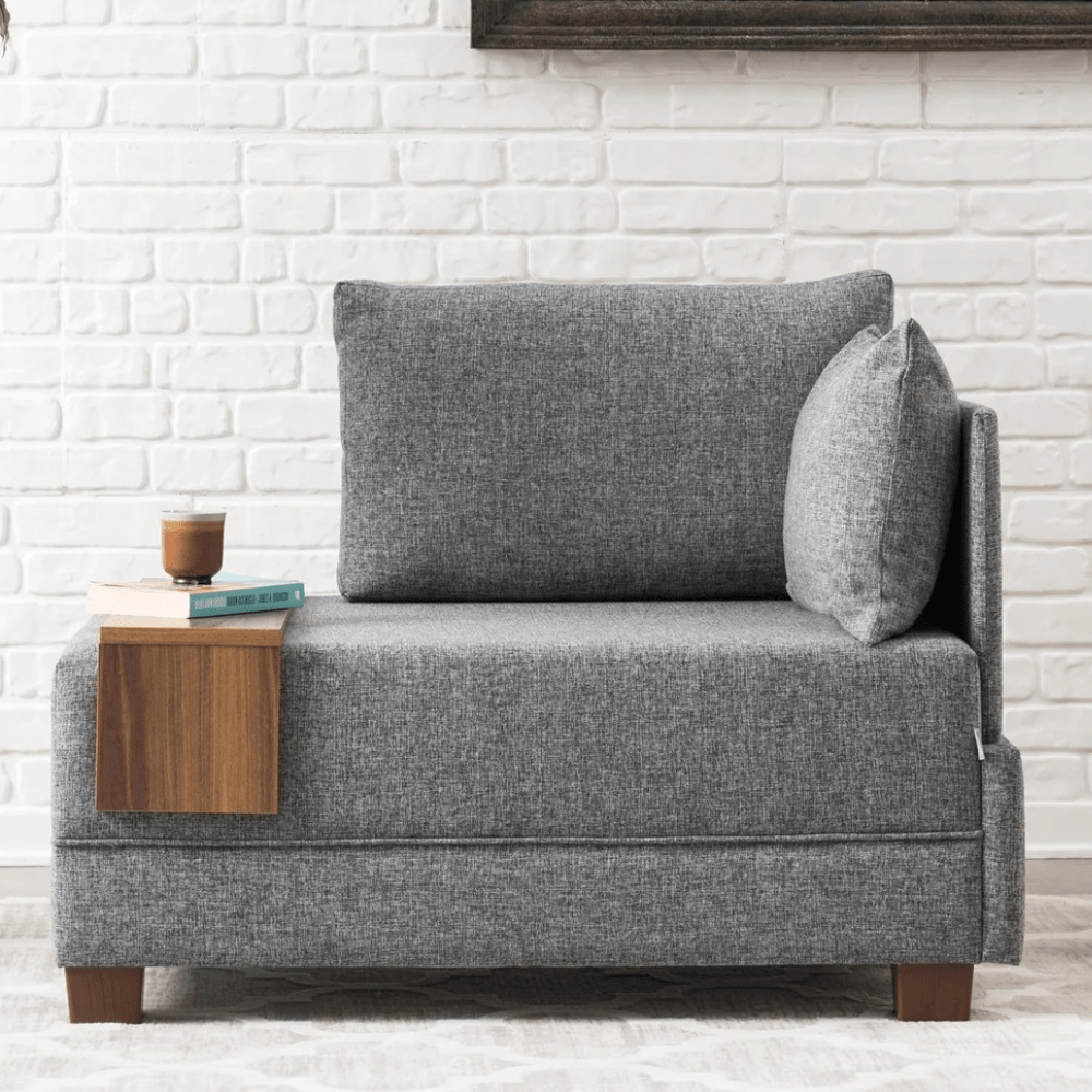 Fauteuil Rechts Fly Grijs