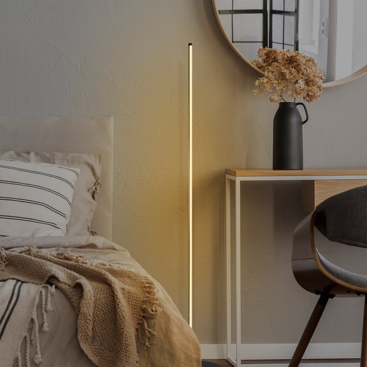 Stehlampe Schwarz Metall Sylvan