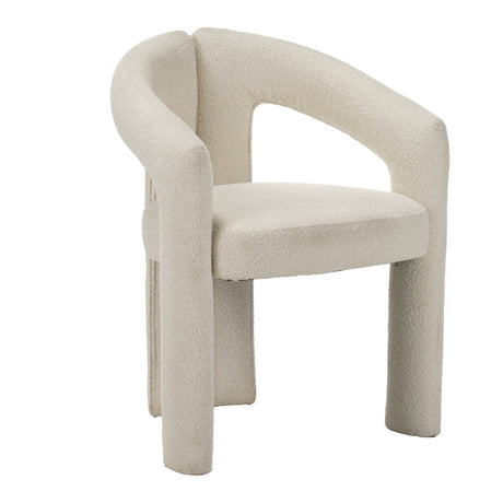 Design Esszimmerstuhl Ivor Bouclé Maro - Vollständig Stoff