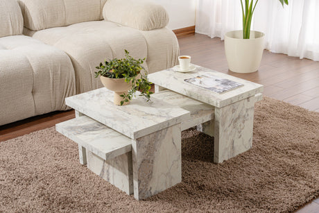 Couchtisch Marmoroptik Melamin Rebellion