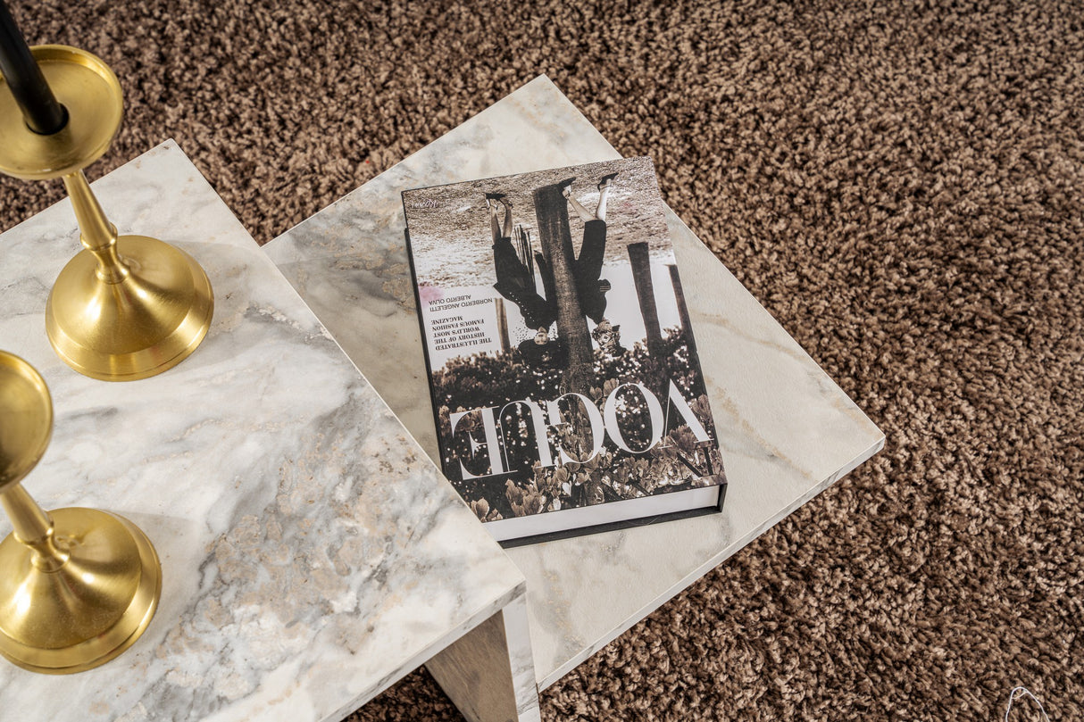 Couchtisch Marmorlook Melamin Eterna