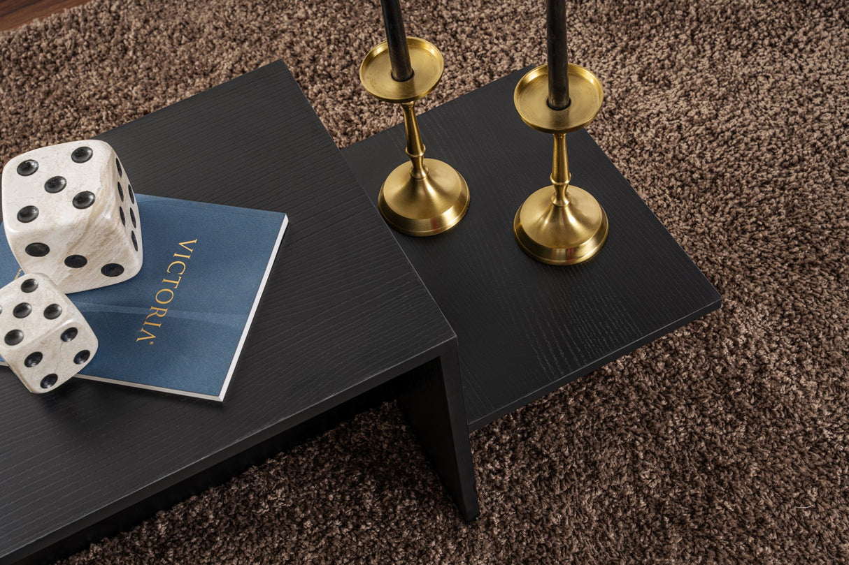 Couchtisch Schwarz Melamin Eterna