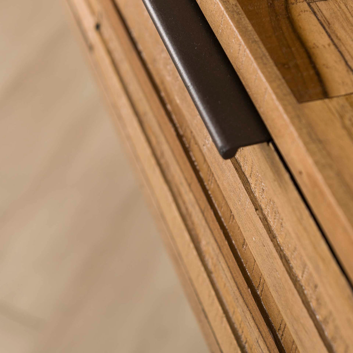 Bosco Haltetisch Massiv Teak Verwittert 120x30x76 cm