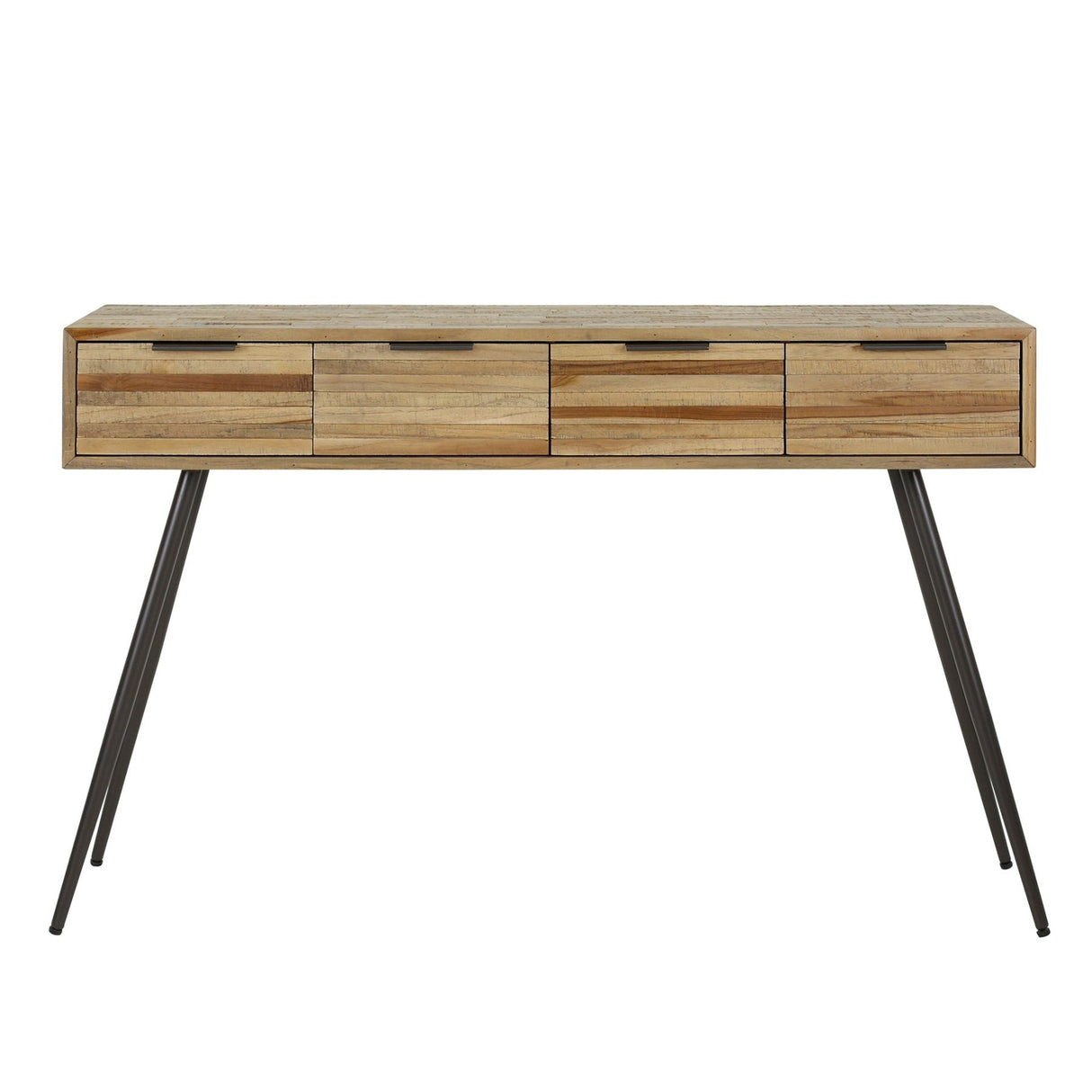 Bosco Haltetisch Massiv Teak Verwittert 120x30x76 cm