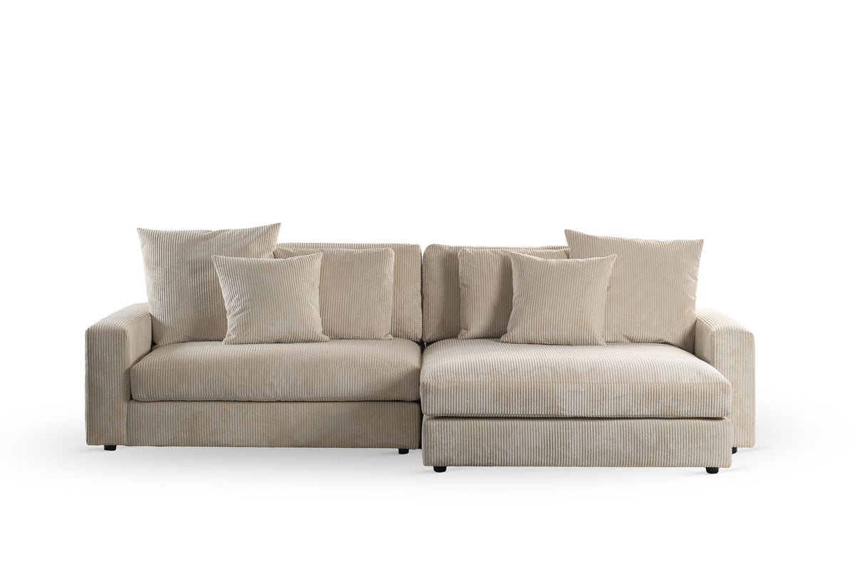 Sofa Kaia DH Interior Beige White Foto Vorderansicht