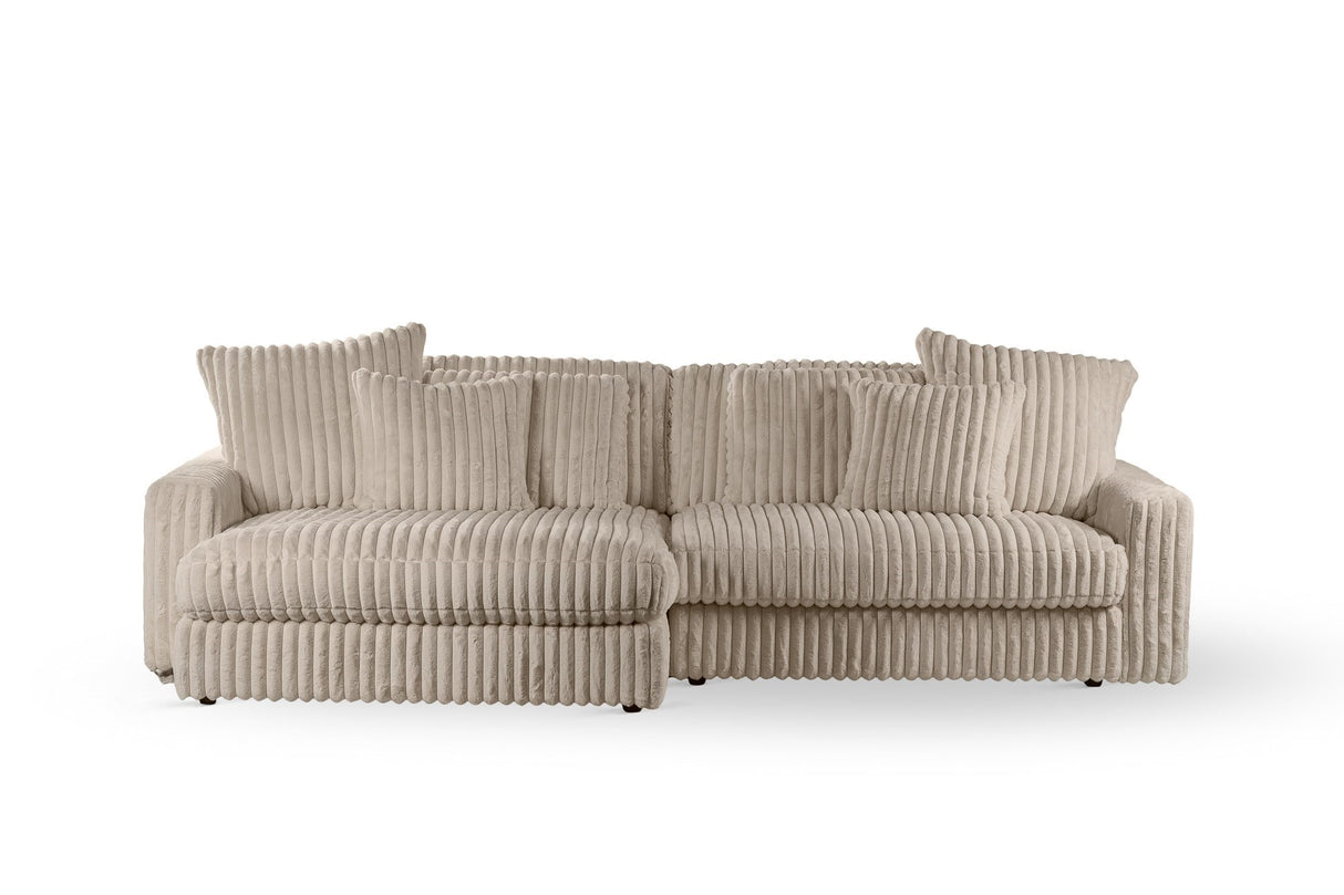Sofa Nia DH Interior Beige White Foto Vorderansicht
