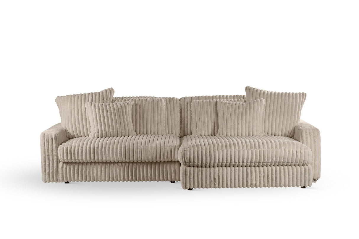 Sofa Nia DH Interior Beige White Foto Vorderansicht