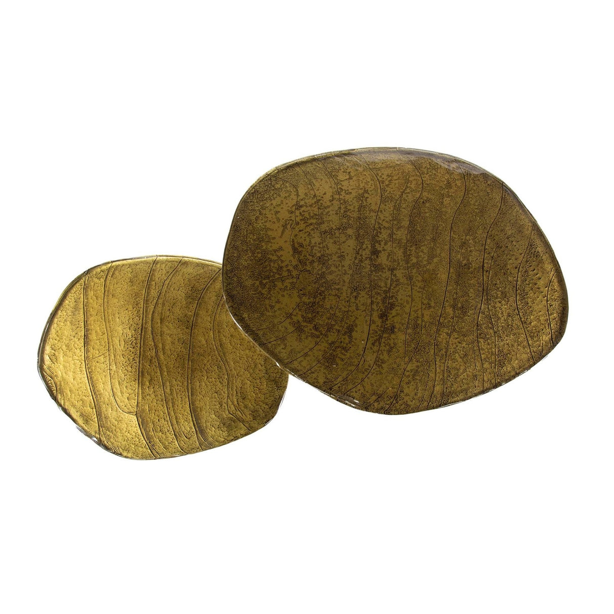 Couchtisch-Set Aurelia – Antik Gold – Set von 2