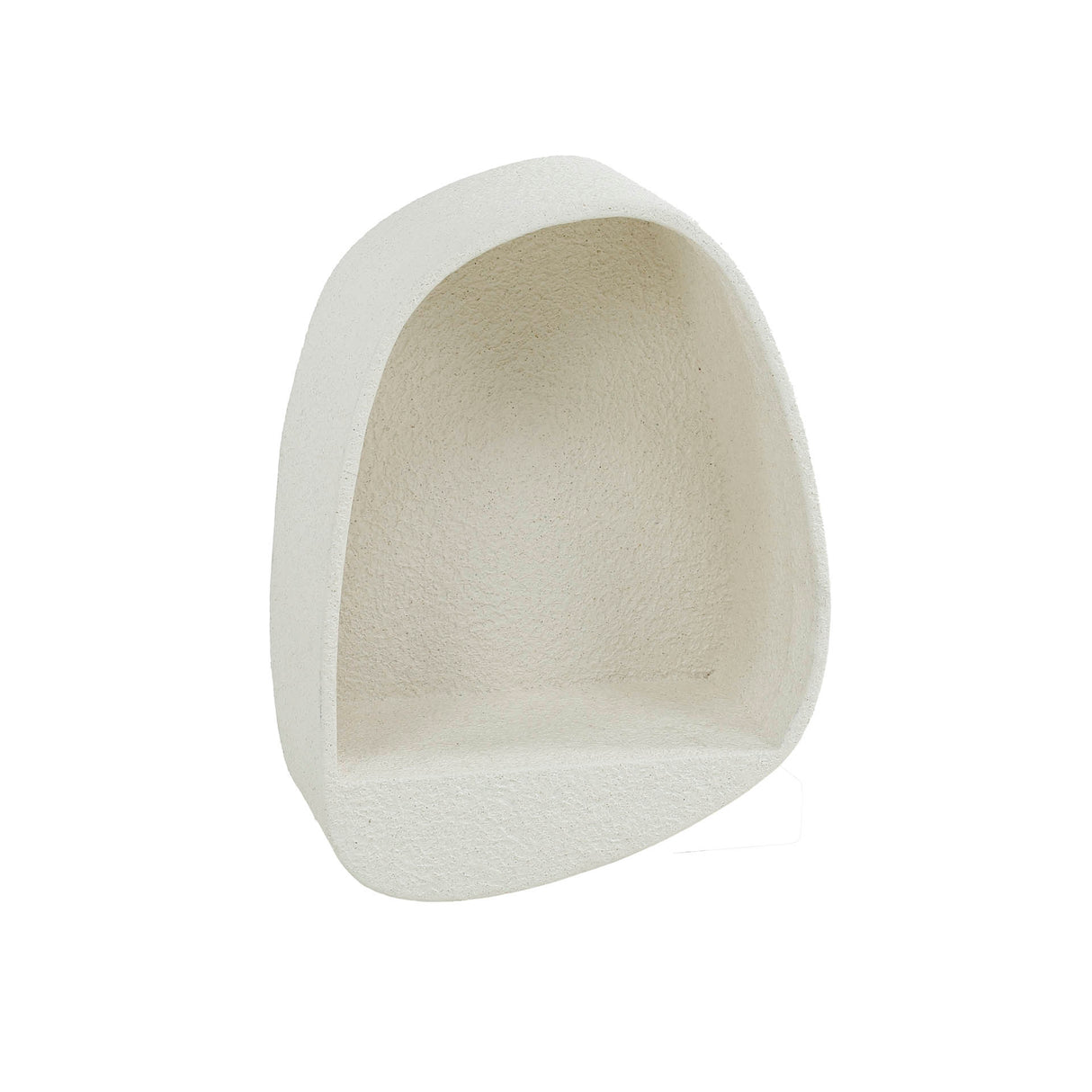 Wandregal Zaya Tropfenform Marmorverbundstoff