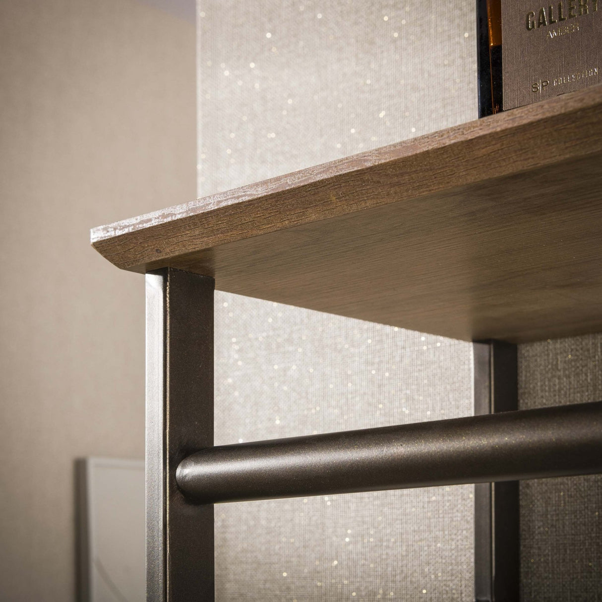 Kapstok-Kapstok Bruno met 6 haken bruin metaal-Dimehouse