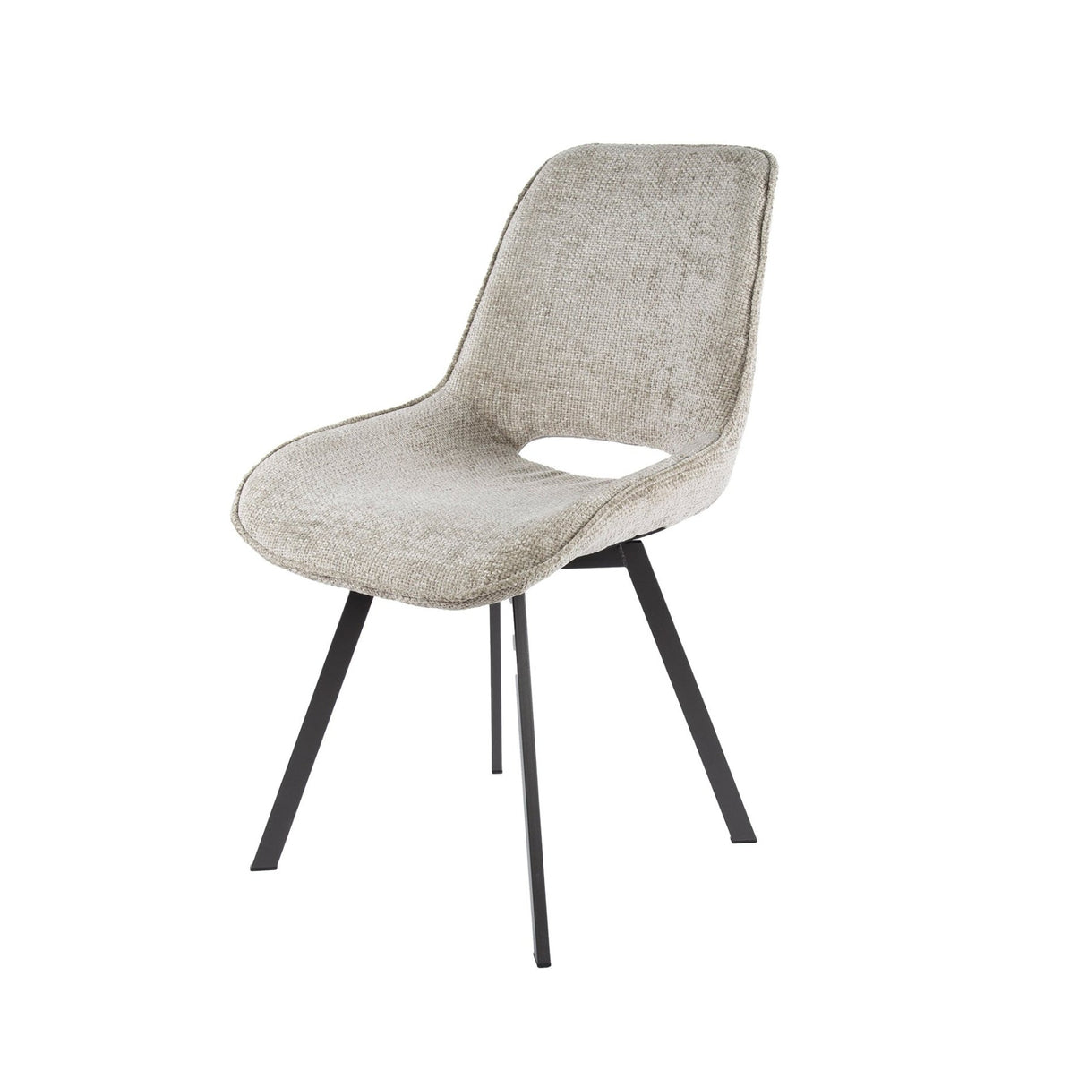 Set von 4 Esszimmerstühlen Riviera Rich Sand drehbar