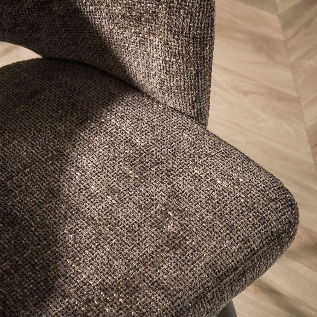 Moderner brauner Barhocker Alba Tissee Cargo Stoff