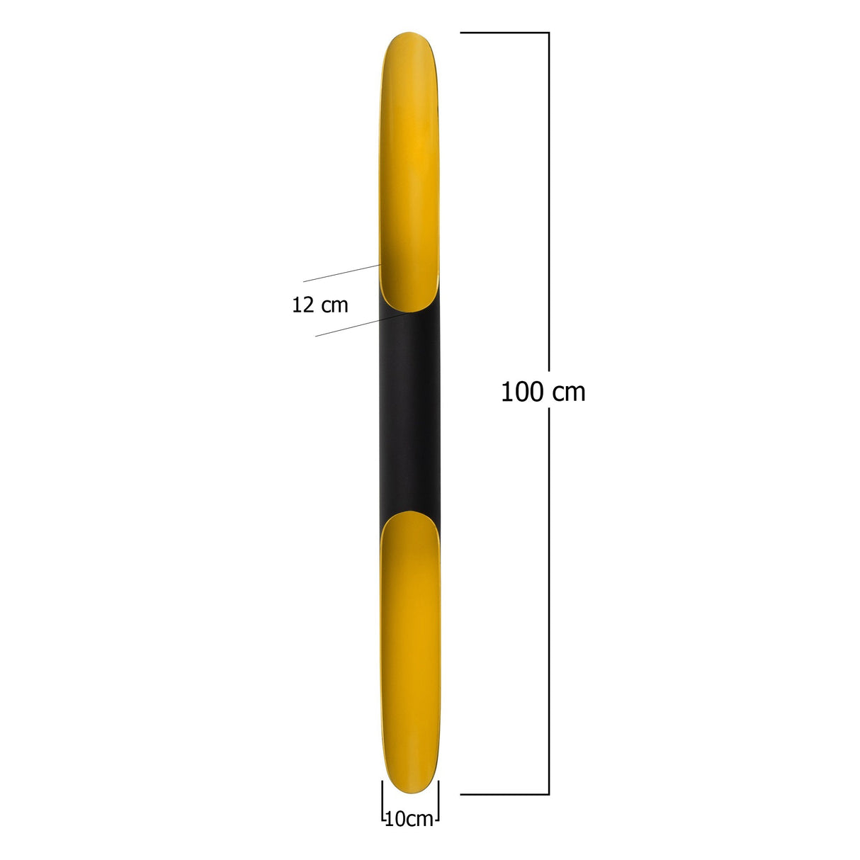 Wandleuchte Schwarz Glas Lyra