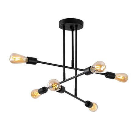 Hängelampe Schwarz Metall Topaz