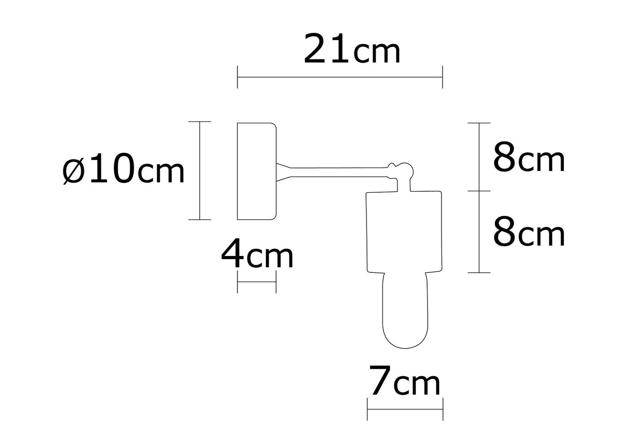 Wandleuchte Naturholz Vex