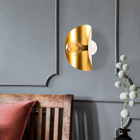 Wandleuchte Gold Metall Echelon