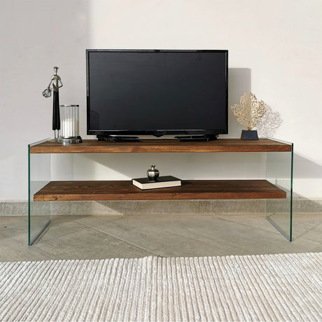TV-Möbel Coral Walnut Dennenhout 120x45x35 cm