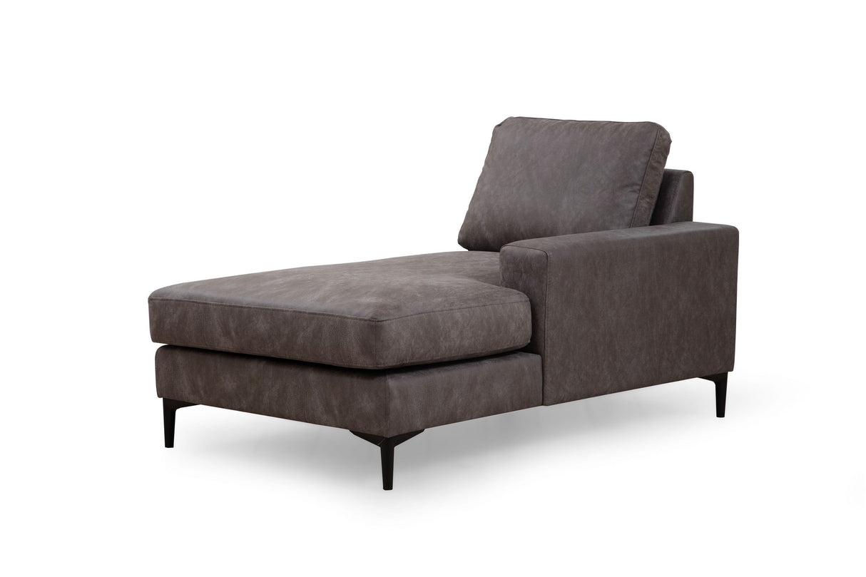 U-Bank Ecksofa Anthrazit Stoff 314x200 cm – Links – Porto