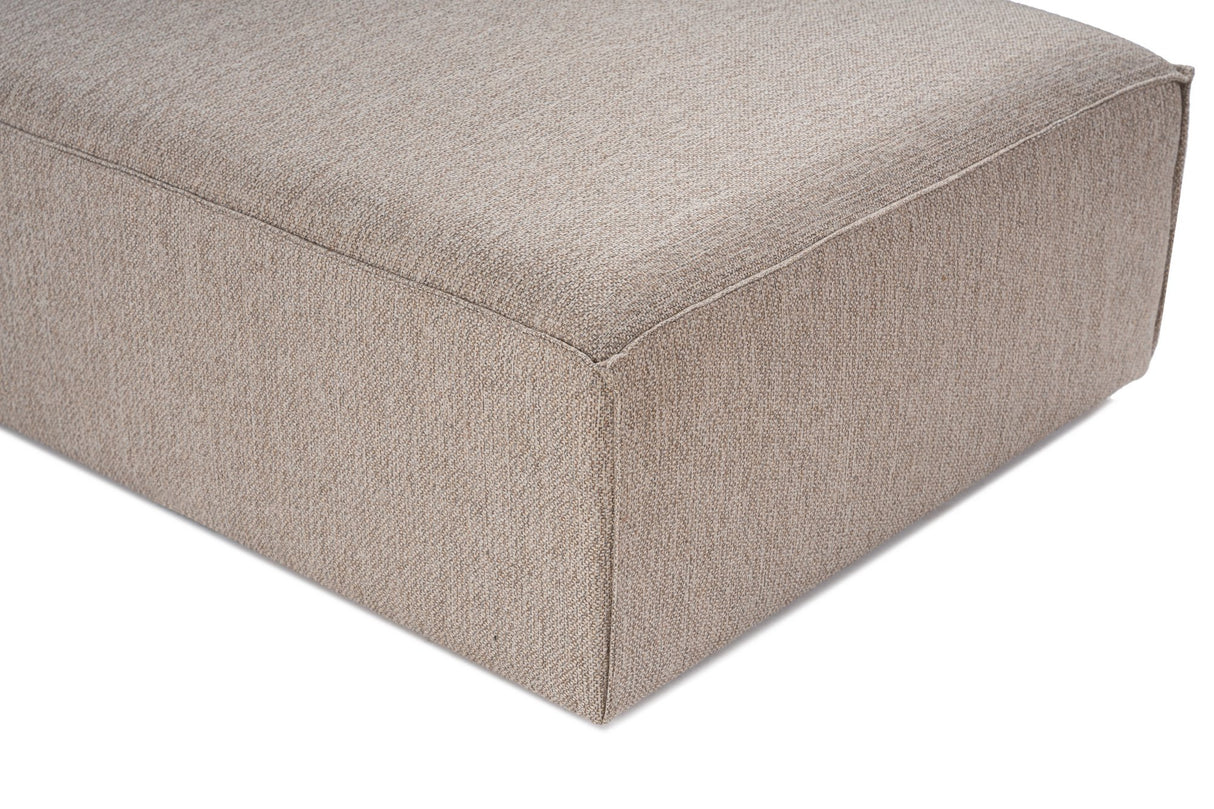 Modulares XXL-Ecksofa beige Leinen 430 cm breit Sora