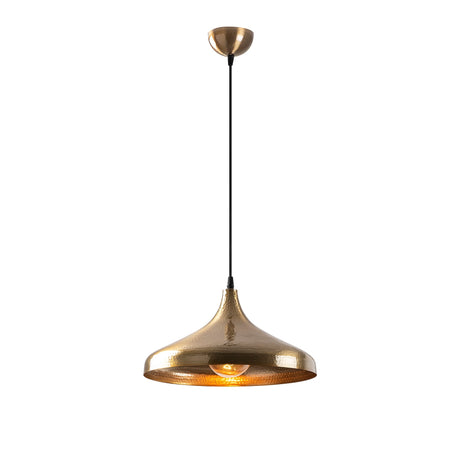 Hängelampe bronzefarbenes Metall Eclipse