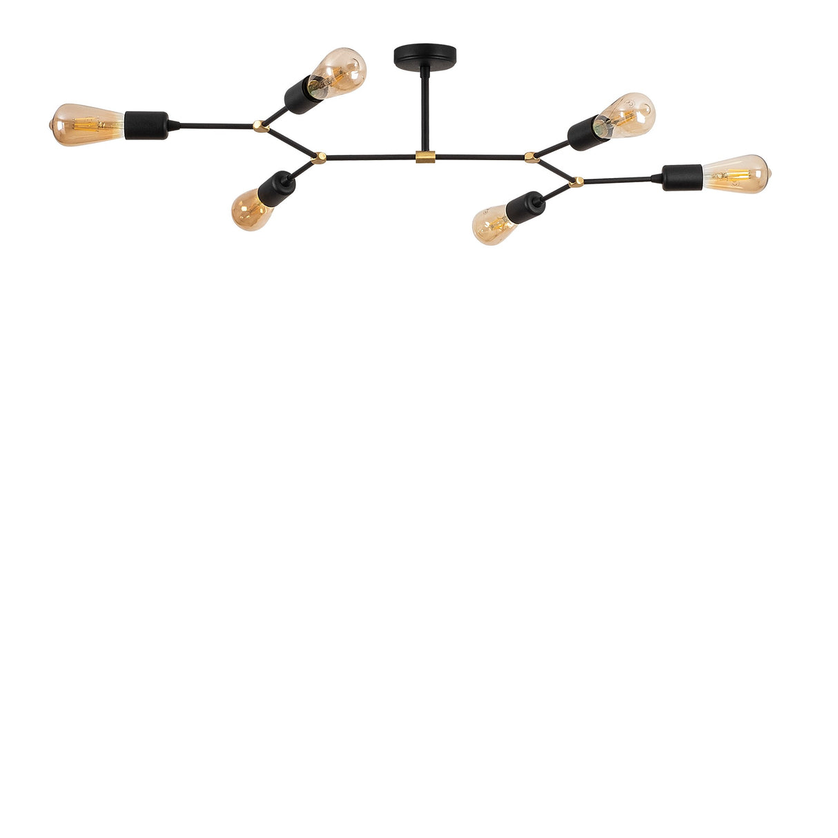 Hängelampe Schwarz Metall Sentinel