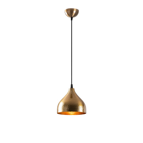 Hängelampe Rund Bronze Metall Eclipse