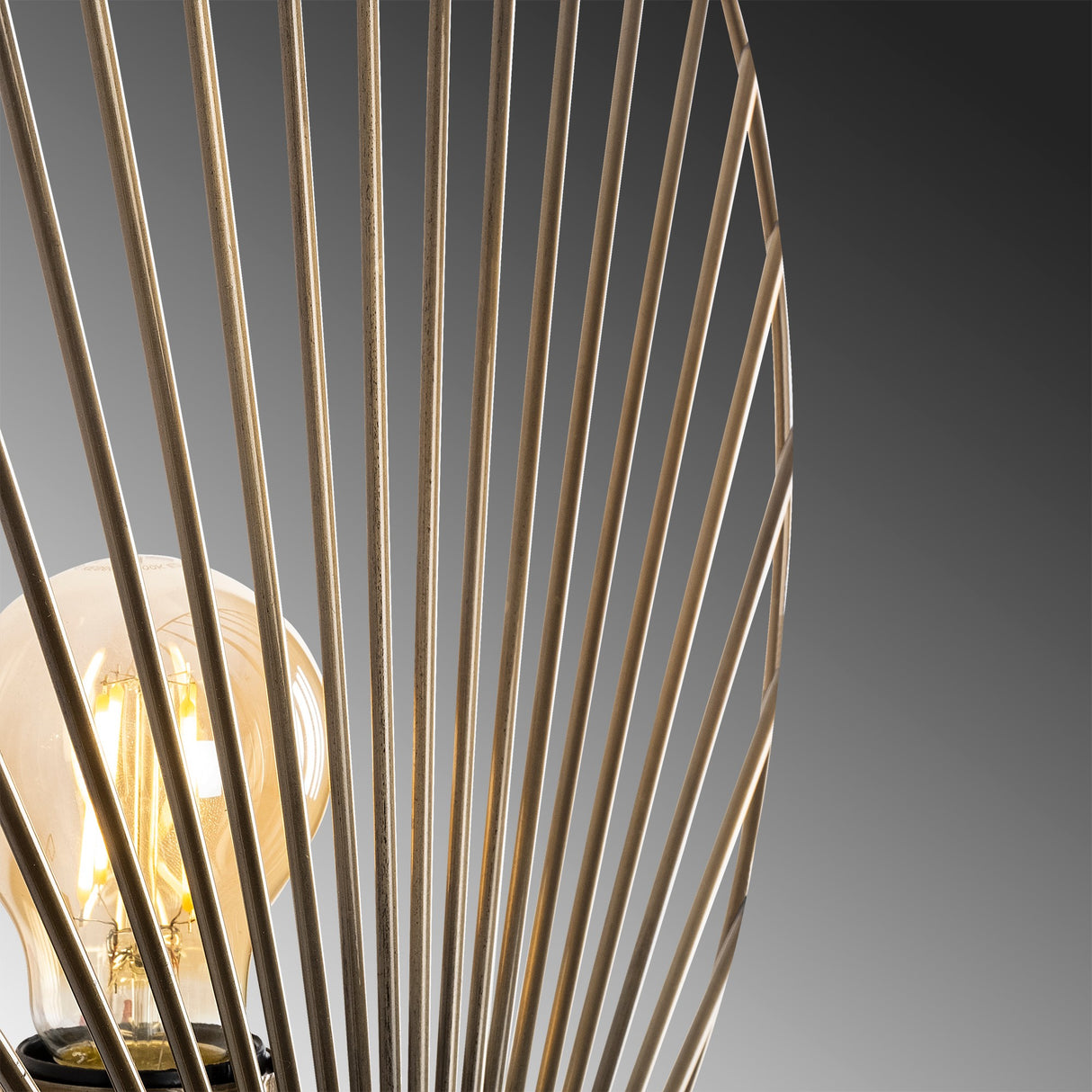 Wandleuchte bronzefarbenes Metall Arbor