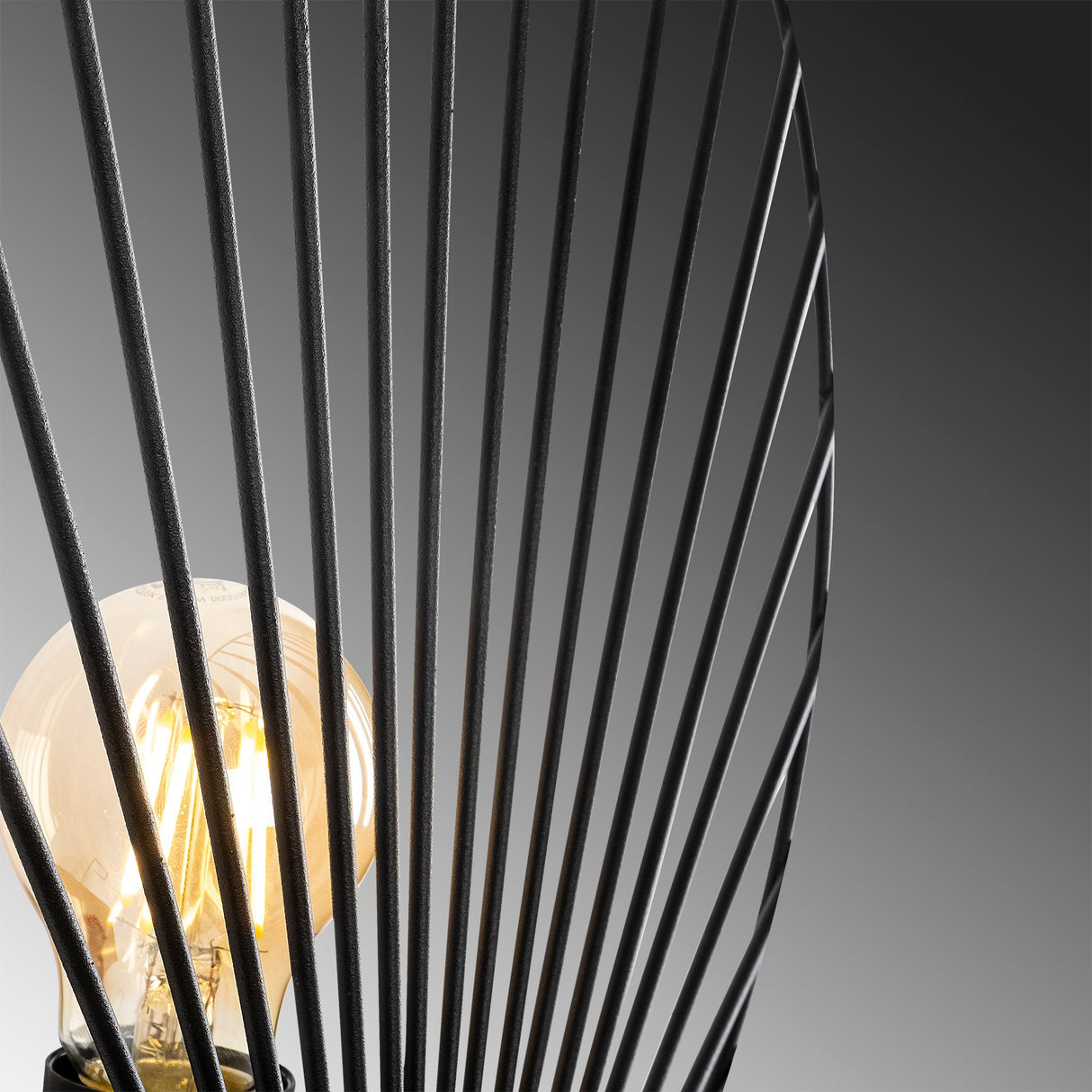 Wandleuchte Schwarz Metall Arbor