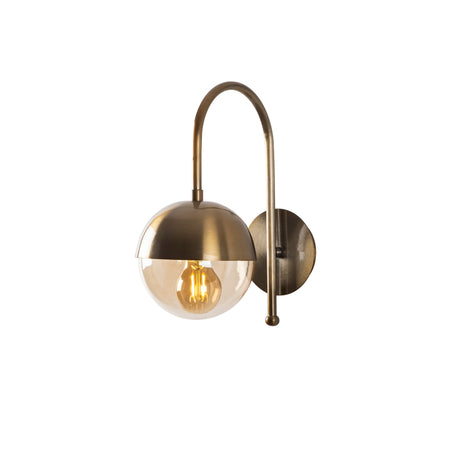Wandleuchte Bronze Glas Carina