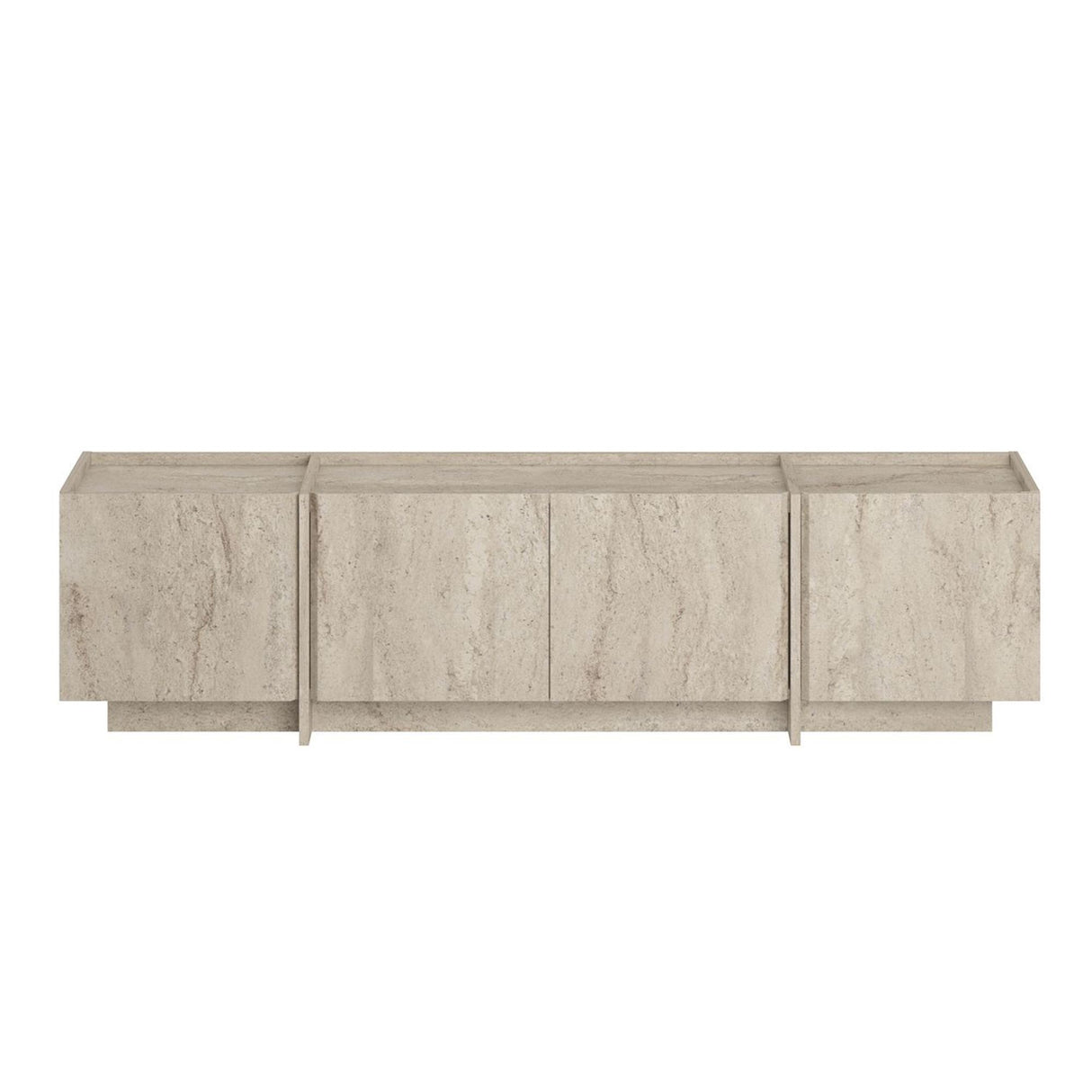 Lowen TV-Schrank Travertin 180 cm Melaminbeschichtetes Holz