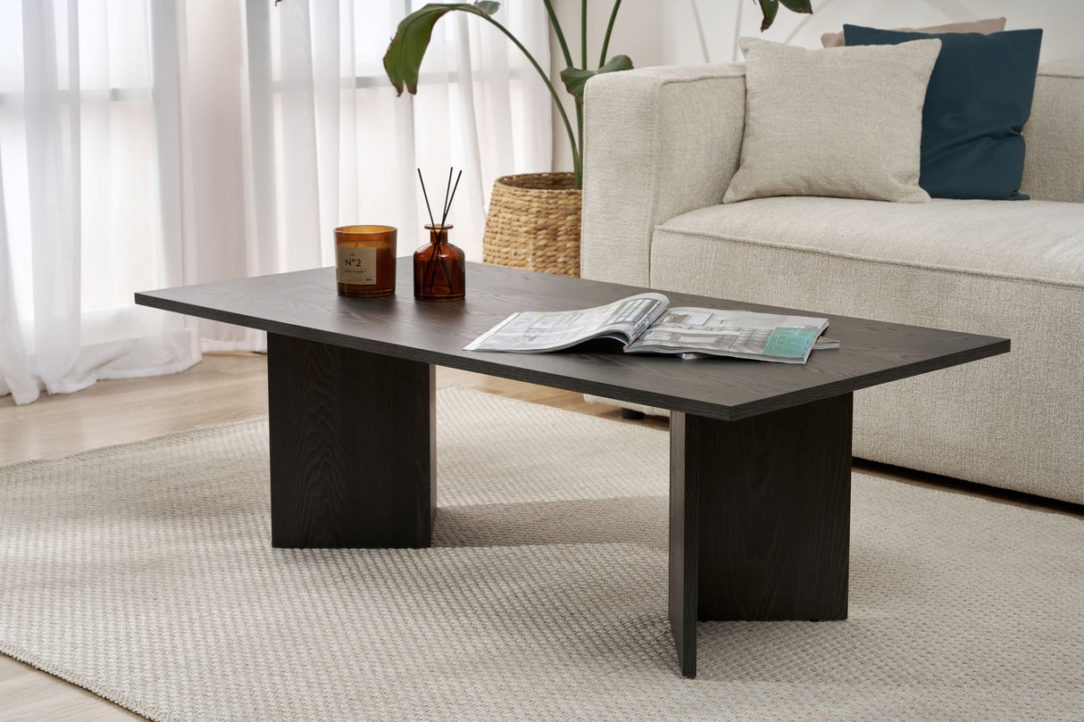 Sabin Salontafel Lumiere Black Melamine 119x60x40 cm