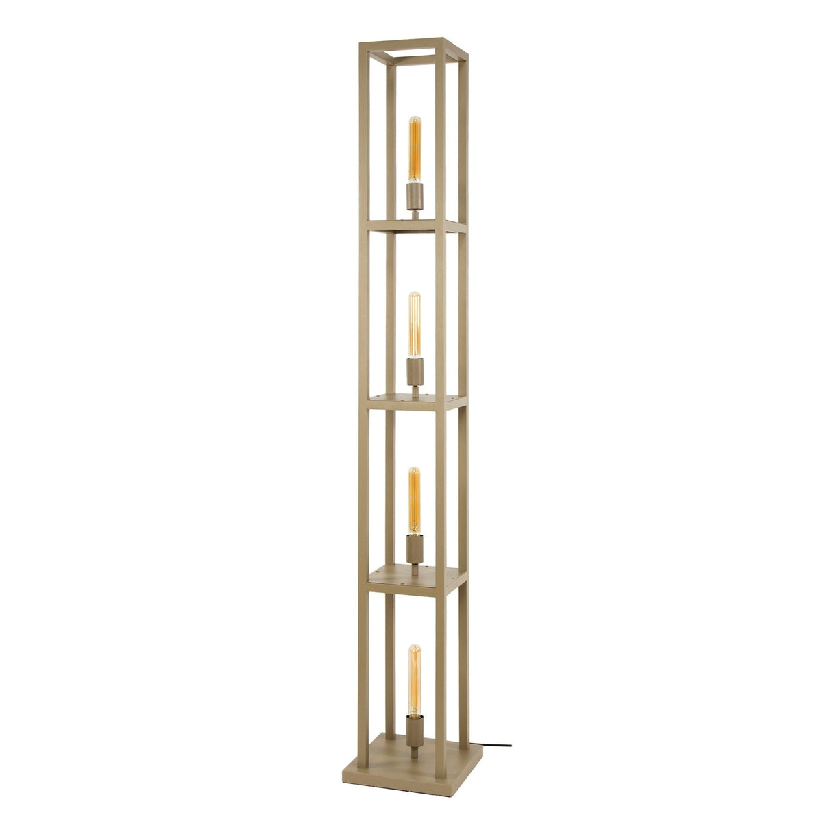 Design Stehlampe Nova 4-flammig - Beige - 160 cm