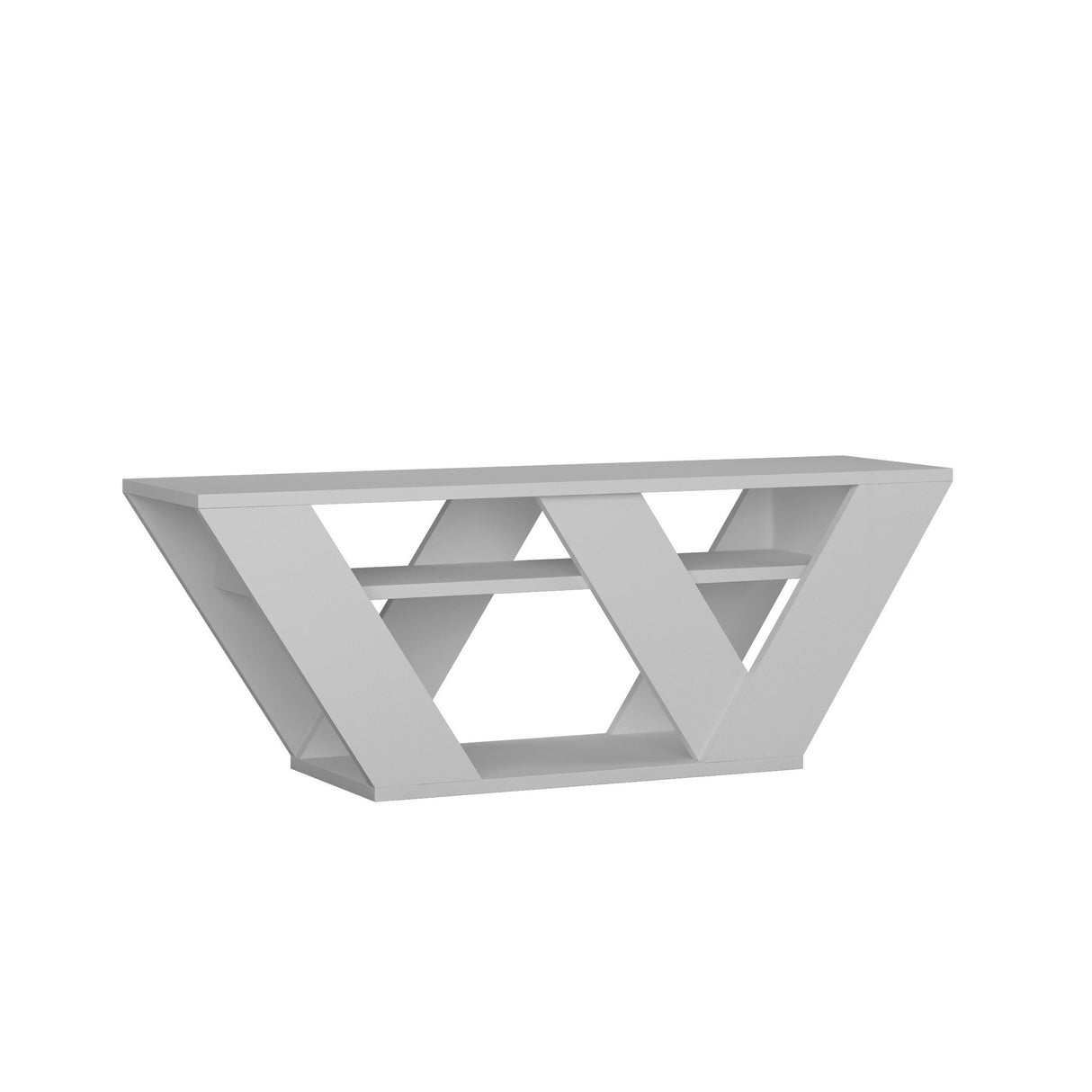 TV-Möbel Pipralla White Melamin 110x40x30 cm