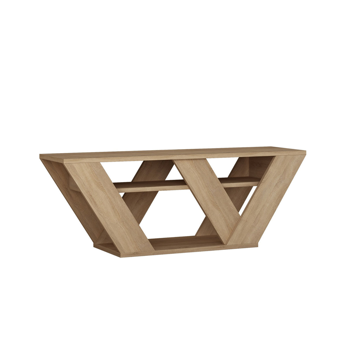 TV-Möbel Pipralla Oak Melamin 110x40x30 cm