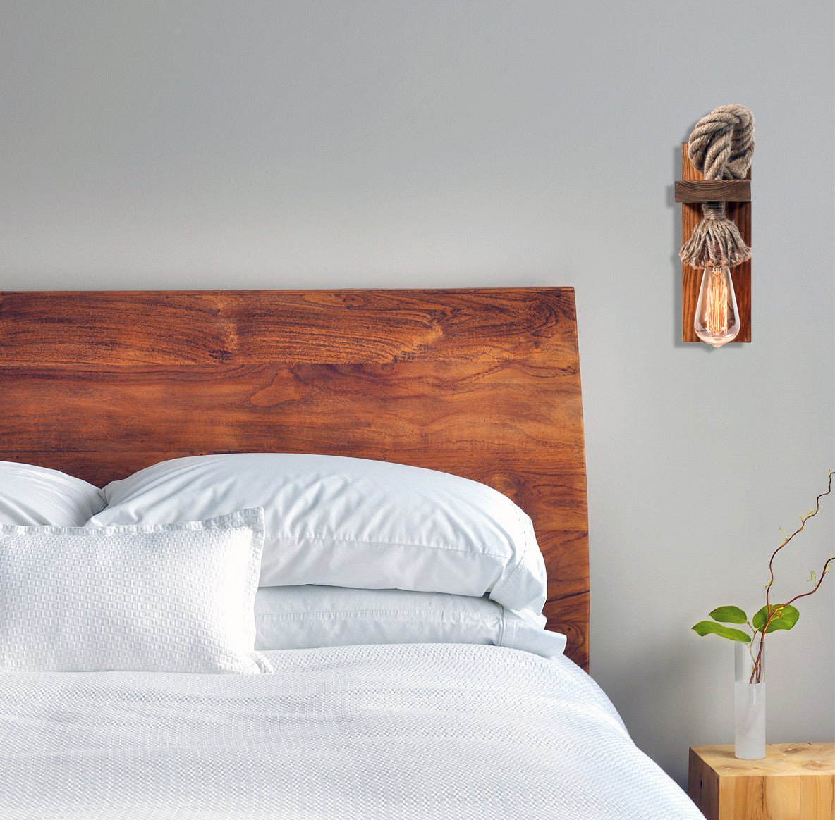 Wandleuchte Braun Metall Nocturne