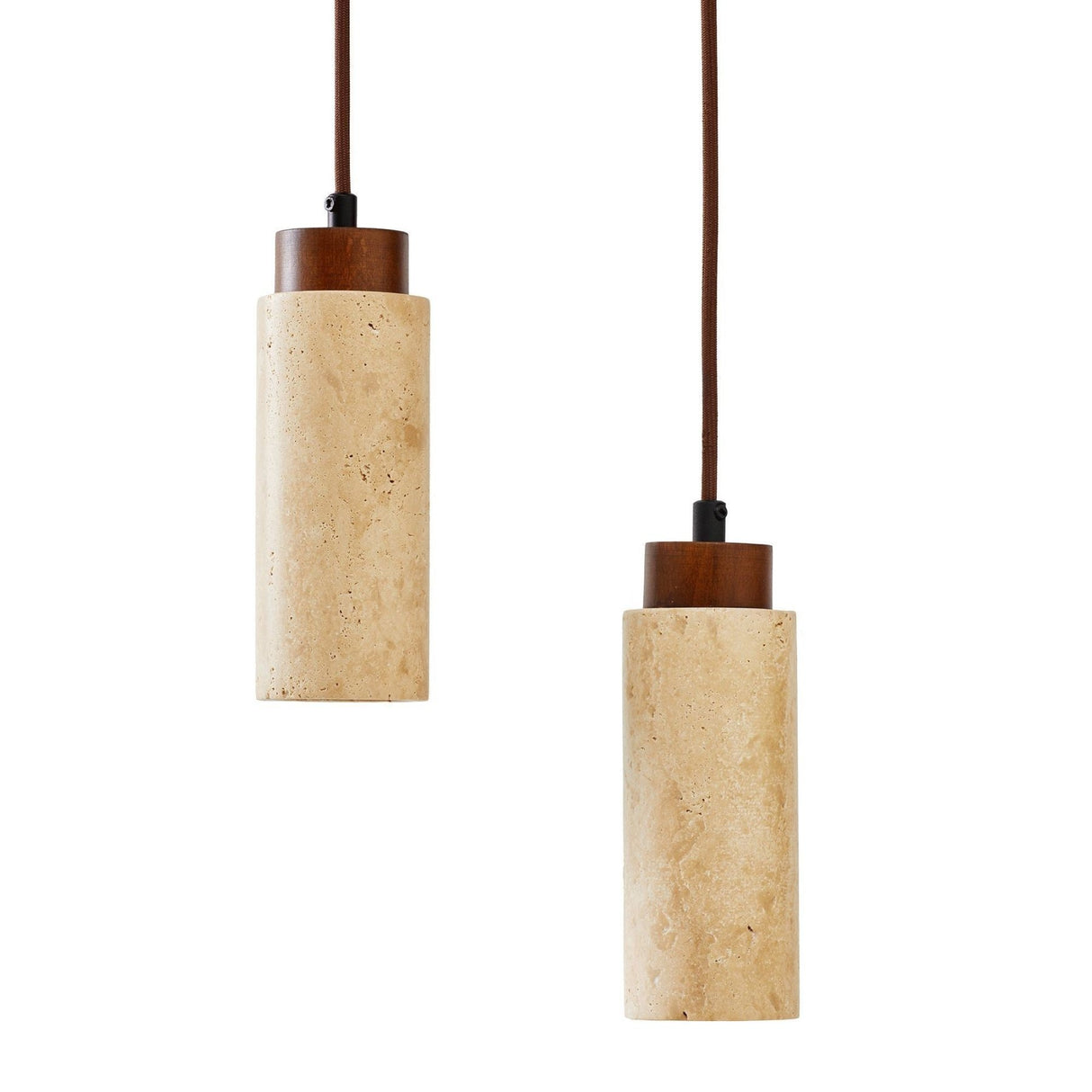 Babıl-B - Walnussbeige Walnuss-Travertin-Kappe