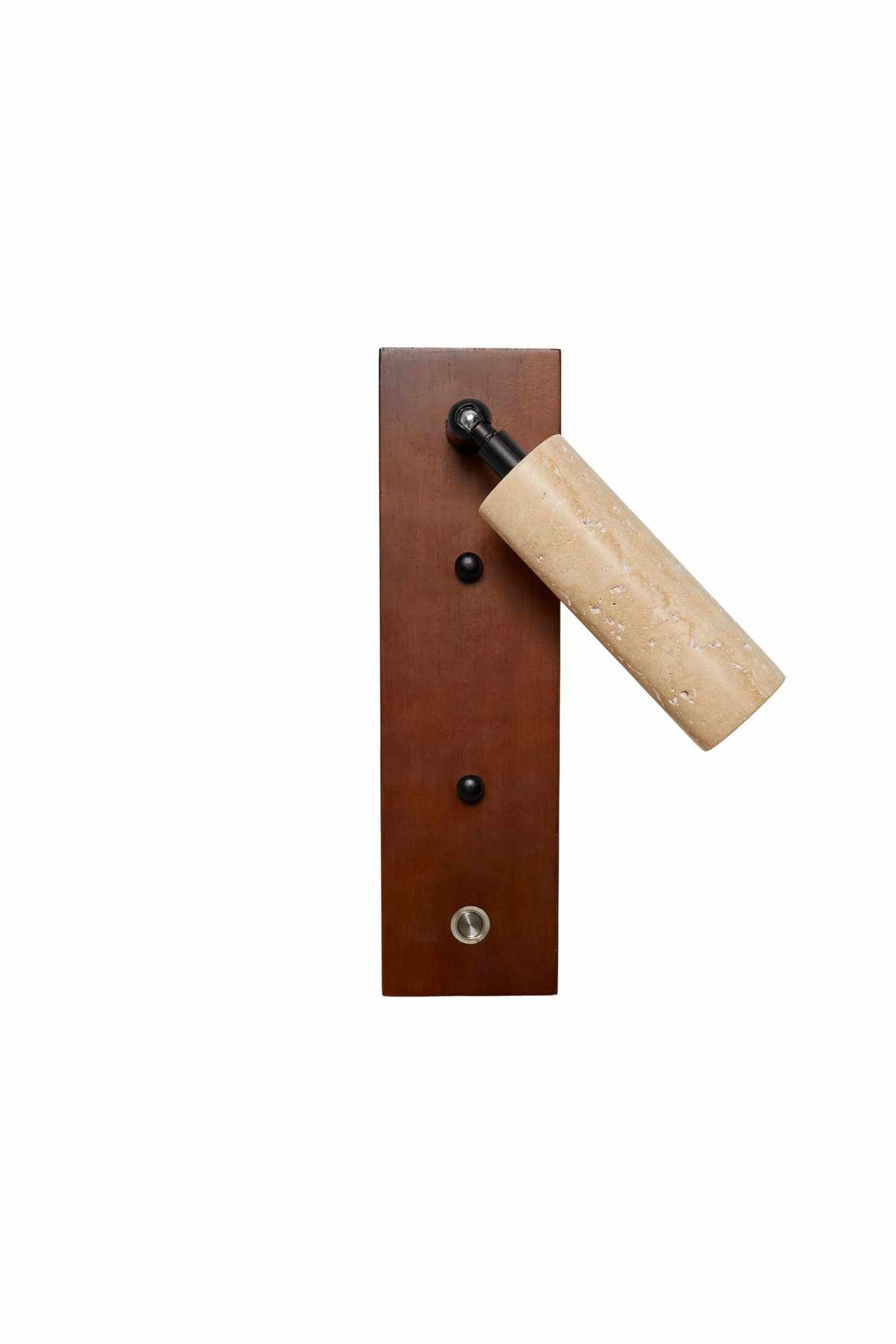 Klein – Kappe aus Walnuss-Beige-Walnuss-Travertin