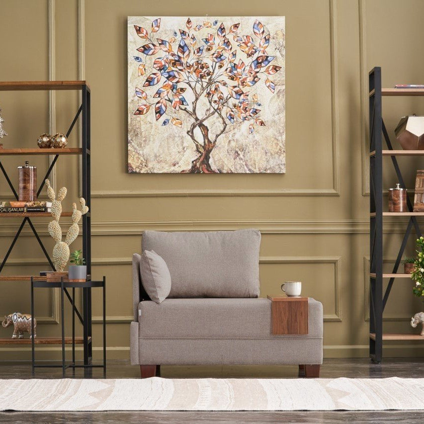 Sessel links Fly Beige