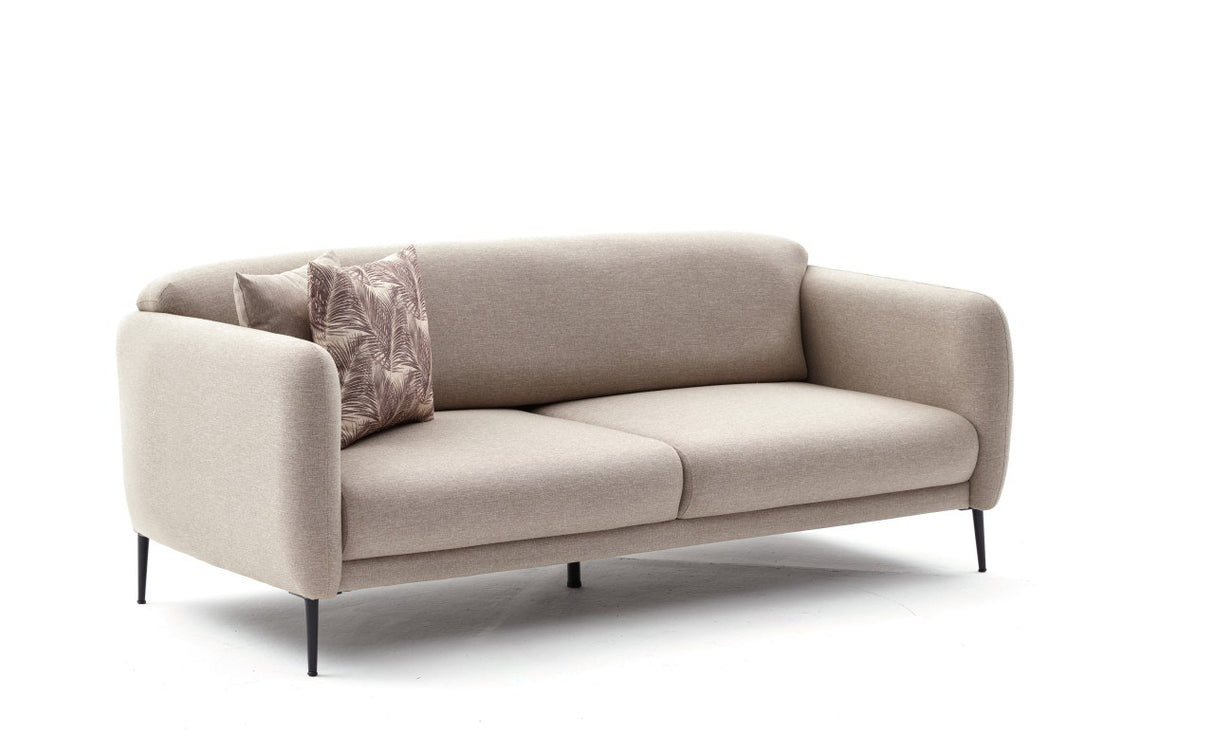 Banken - Slaapbank beige linnen stof 3 - zits - Venus - Dimehouse