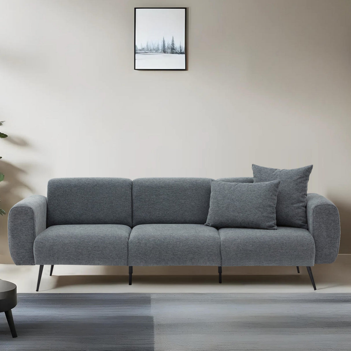 3-sitzer Sofa Seite Anthrazit