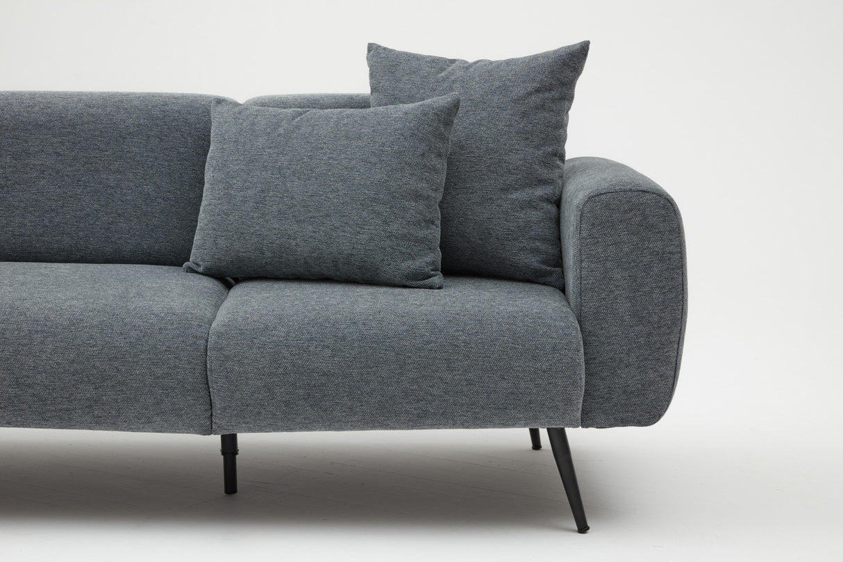 3-sitzer Sofa Seite Anthrazit