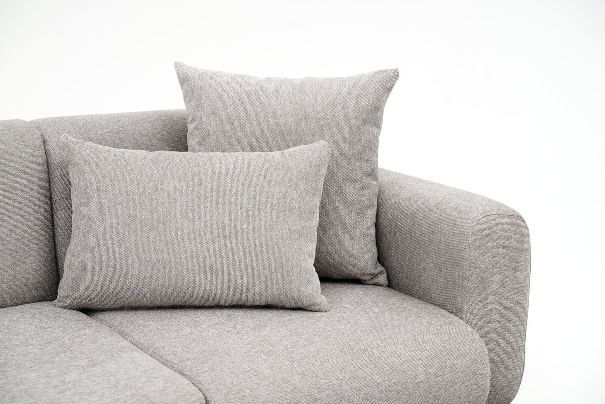 3-Sitzer-Sofa Side hellgrau