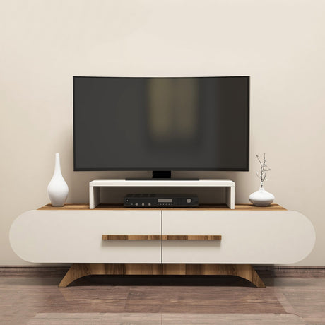 TV-Möbel Rose Walnusscreme Melamin 145x49.8x36,8 cm