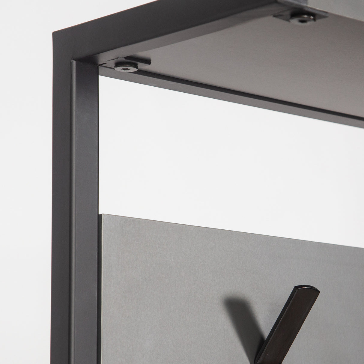 Garderobenmöbel Garderobe Anthrazit Melamin Novad - Mit Regalen