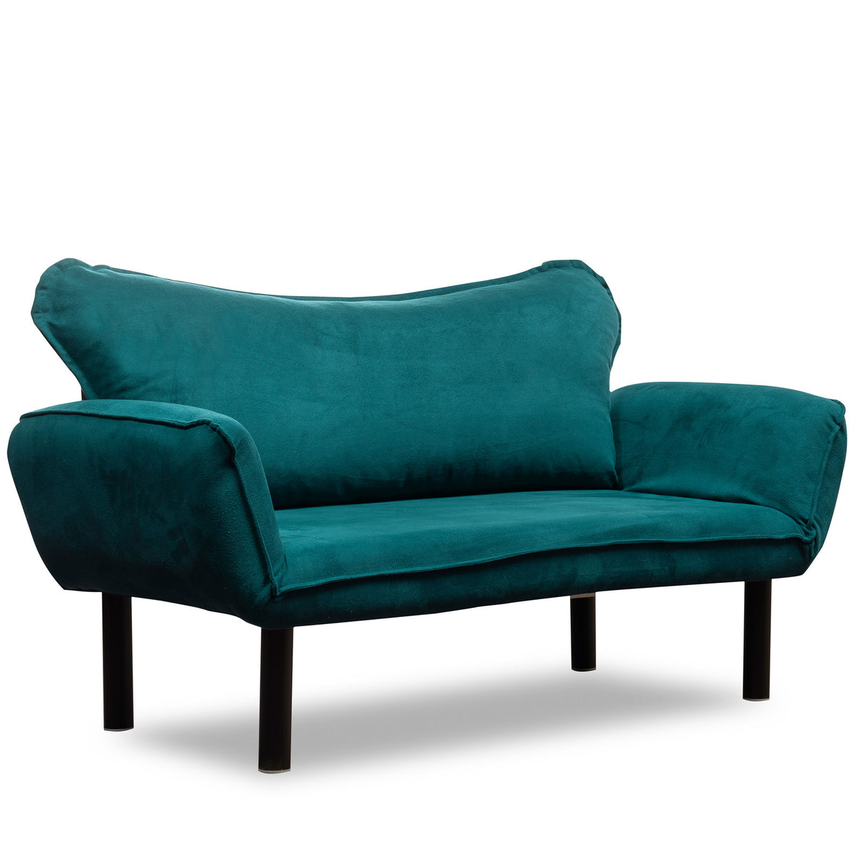 2-Sitzer Schlafsofa Chatto Petrolblau