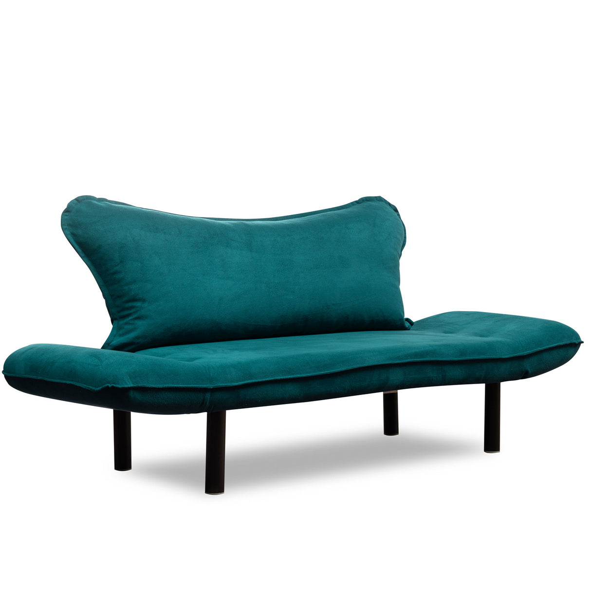2-Sitzer Schlafsofa Chatto Petrolblau