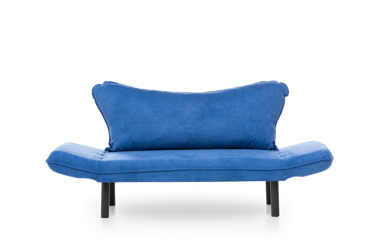 2-Sitzer Schlafsofa Chatto Blau