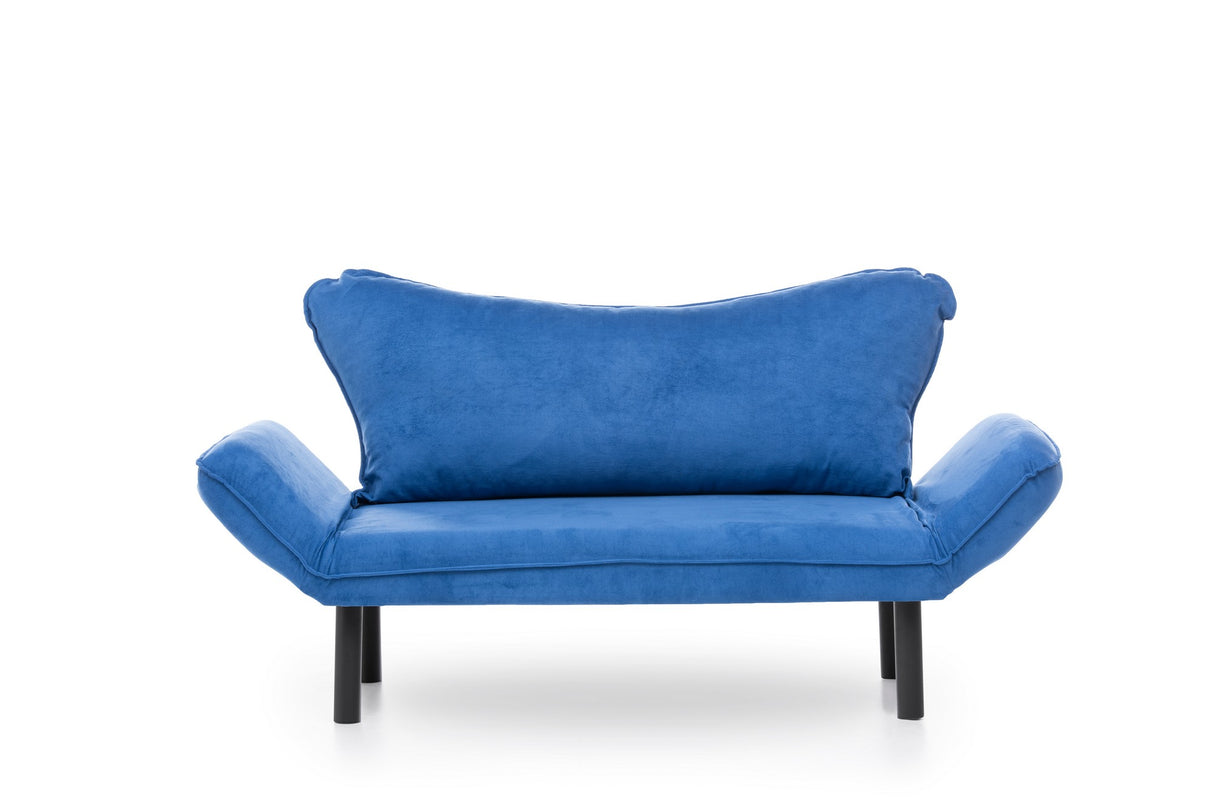 2-Sitzer Schlafsofa Chatto Blau