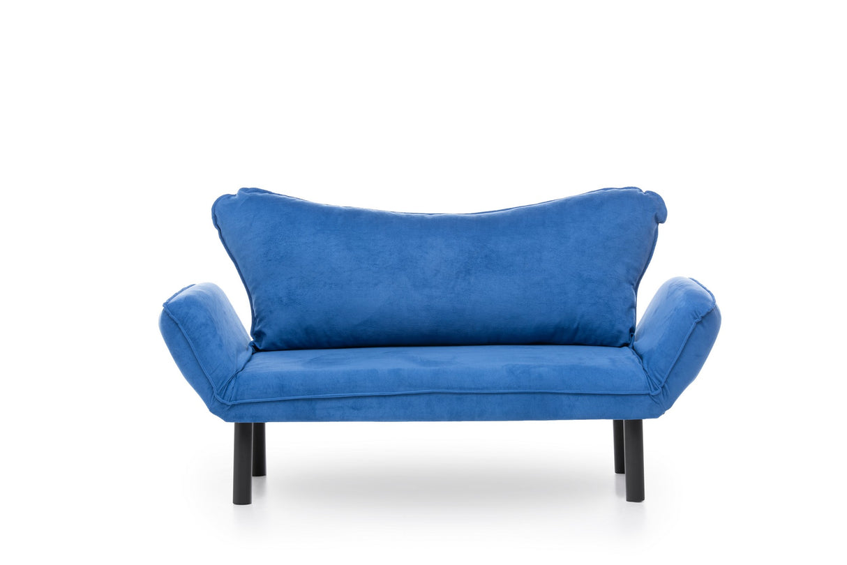2-Sitzer Schlafsofa Chatto Blau