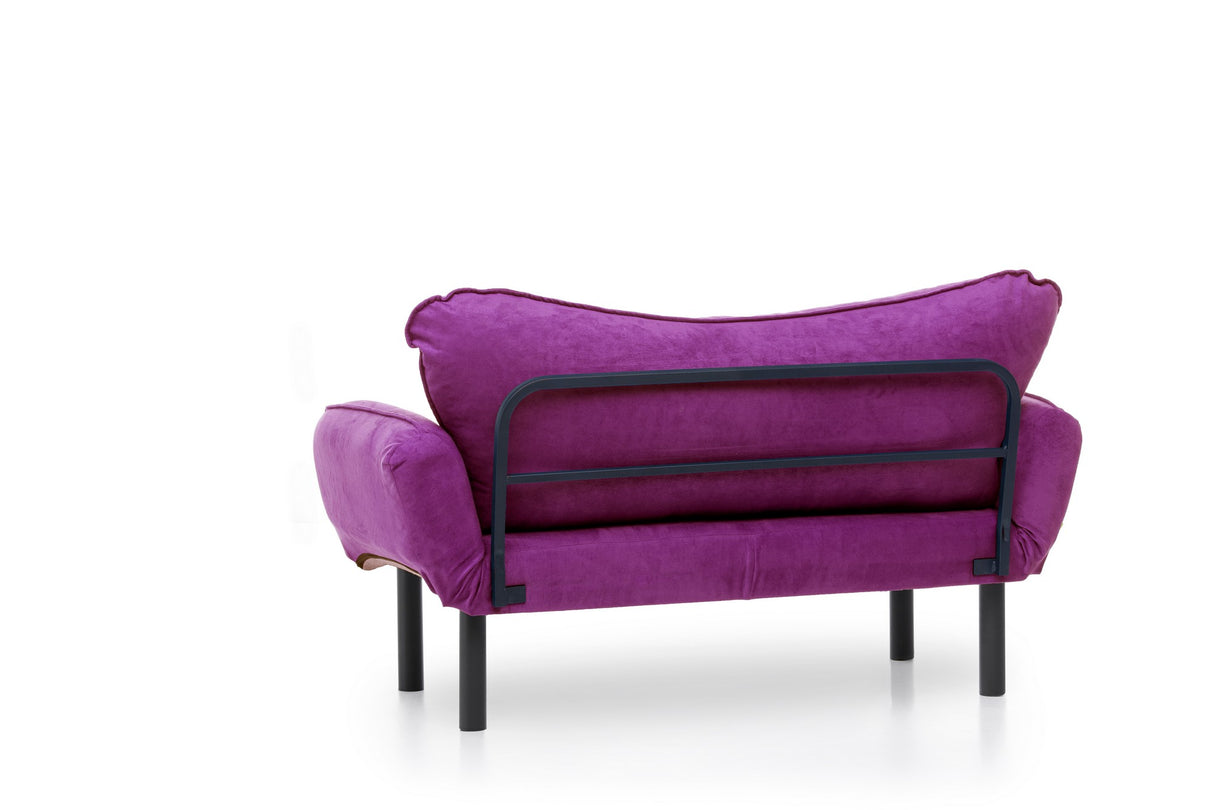 2-Sitzer Schlafsofa Chatto Lila
